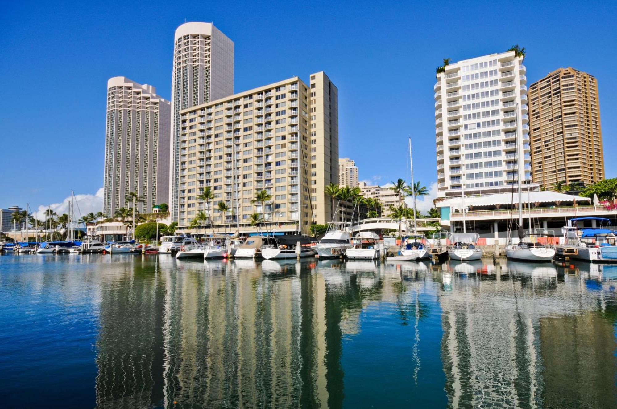 Ilikai Marina 1091 City View Studio Гонолулу Экстерьер фото